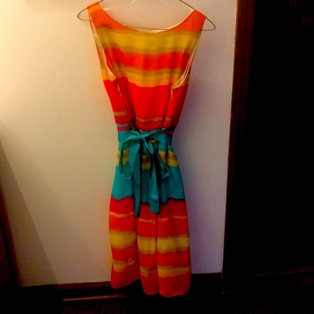 Sunset and Teal A-line